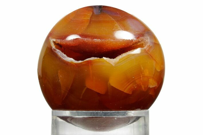 Colorful Carnelian Agate Sphere - Madagascar #361598